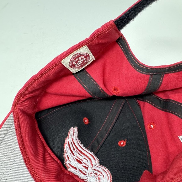 Detroit Red Wings Hat Cap Strap Back Mens Red NHL Hockey One‎ Size - Picture 4 of 5